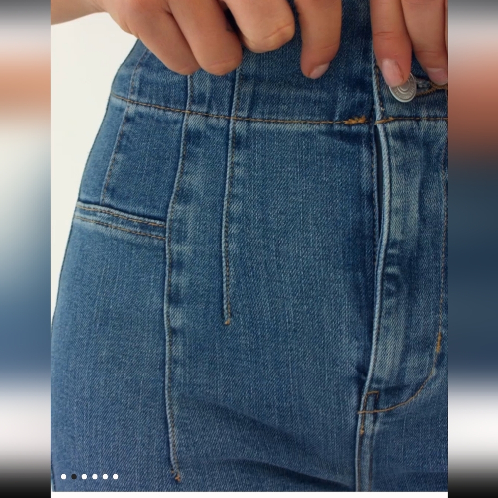 We The Free Jayde  High Rise Flare Jeans Size 33 - Picture 4 of 9